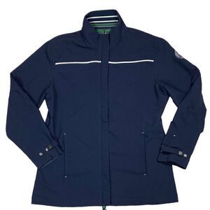 Tommy Hilfiger Golf Jacket Womens Size Large Blue Casual Athletic AK0086